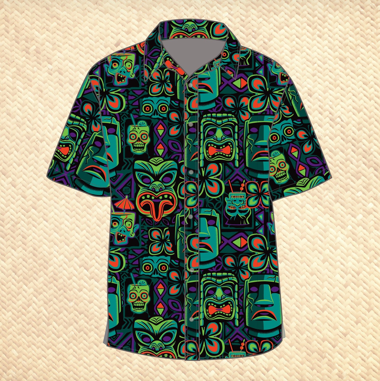 Jeff Granito's 'Mug Shots' Modern Fit with Flex Button-Up Shirt - Unisex - Pre-Order