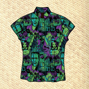 Jeff Granito's '13 Mockingbirds' Classic Aloha Button Up-Shirt - Womens - Ready to Ship!