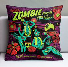 Load image into Gallery viewer, Jeff Granito&#39;s &#39;Maneater&#39; Pillow Cover - Ready to Ship! (FREE SHIPPING in U.S.)

