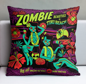Jeff Granito's 'Maneater' Pillow Cover - Ready to Ship! (FREE SHIPPING in U.S.)