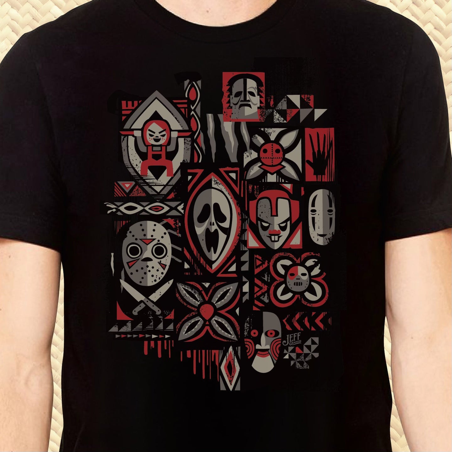 Jeff Granito's 'Mask Hysteria' Unisex Tee - Ready to Ship!