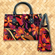 Load image into Gallery viewer, Jeff Granito&#39;s &#39;Mauna Pele&#39; Handbag and Zippered Wallet Set - Rolling Pre-Order / Ready to Ship!
