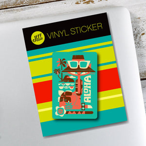 Jeff Granito's 'Mod Cat' Vinyl Sticker - Ready to Ship!