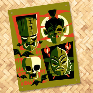 Jeff Granito's 'Monster Mashup' Metal Sign - Pre Order