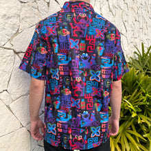 Load image into Gallery viewer, &#39;Tiki Monsters&#39; Modern Fit with Flex Button-Up Shirt - Unisex
