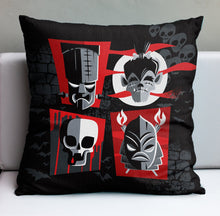 Load image into Gallery viewer, Jeff Granito&#39;s &#39;Monster Mashup&#39; Pillow Cover - Ready to Ship! (FREE SHIPPING in U.S.)
