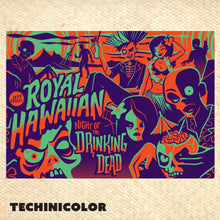 Load image into Gallery viewer, Jeff Granito's 'Royal Hawaiian: Night of the Drinking Dead' Zombie Cocktail Glass (1) - Ready to Ship / Rolling Pre-Order!
