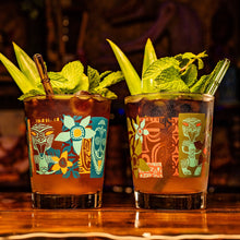 Load image into Gallery viewer, Jeff Granito's 'Oceanic Legacy' Mai Tai Cocktail Glass (1) - Ready to Ship!
