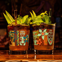 Load image into Gallery viewer, Jeff Granito's 'Oceanic Legacy' Mai Tai Cocktail Glass (1) - Ready to Ship!
