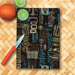 'Oceanika' Glass Cutting Board - Rolling Pre-Order / Ready to Ship!