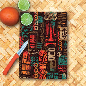 'Oceanika Sunset' Glass Cutting Board - Rolling Pre-Order / Ready to Ship!