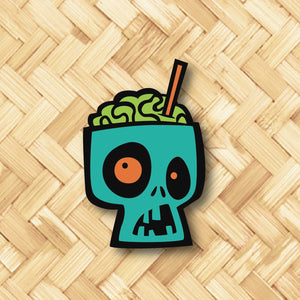 Jeff Granito's 'Sip for Brains - Blue' Enamel Pin - Ready to Ship!