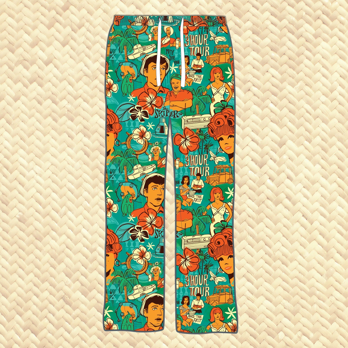 Jeff Granito's 'Three Hour Tour' Unisex Pajama Pants - Pre-Order