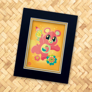 Pina Colada Bear Print