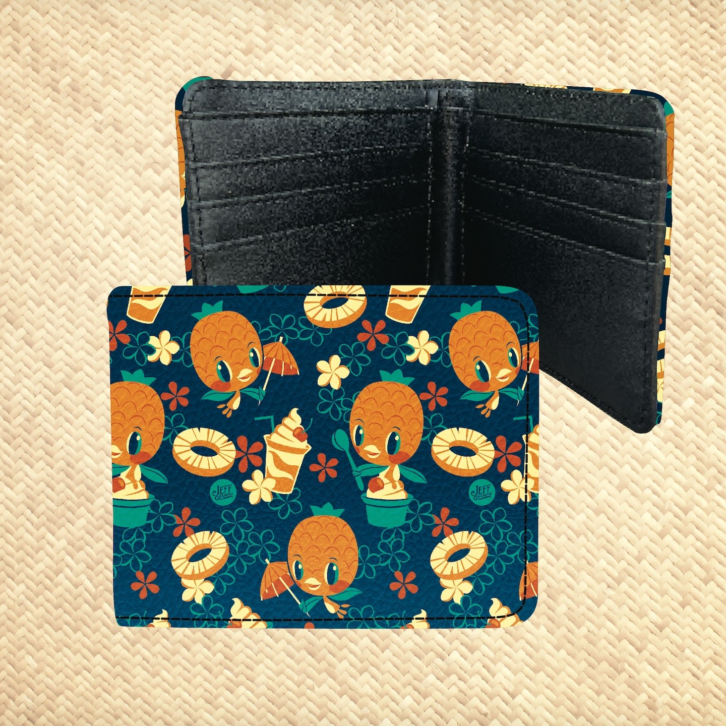 'Pineapple Bird' Billfold Wallet - Rolling Pre-Order / Ready to Ship!