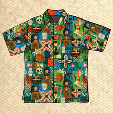 Load image into Gallery viewer, Jeff Granito&#39;s &#39;Loyal Order of the Rum Rocktails&#39; Classic Aloha Button-Up Shirt - Unisex - Ready to Ship
