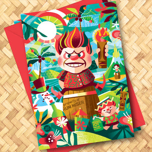 'Rum Miser' Greeting Card Set of 20