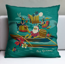 Load image into Gallery viewer, Jeff Granito&#39;s &#39;Rum Rum Reindeer&#39; Pillow Cover - Ready to Ship! (FREE SHIPPING in U.S.)
