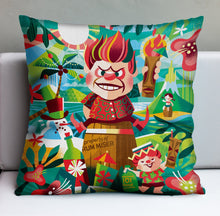 Load image into Gallery viewer, Jeff Granito&#39;s &#39;Rum Miser&#39; Pillow Cover - Ready to Ship! (FREE SHIPPING in U.S.)
