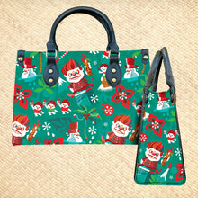 Load image into Gallery viewer, &#39;Rum Miser&#39; Handbag and Zippered Wallet Set
