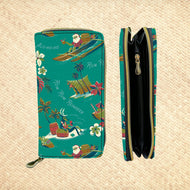 Jeff Granito's 'Rum Rum Reindeer' Zippered Wallet - Pre-Order