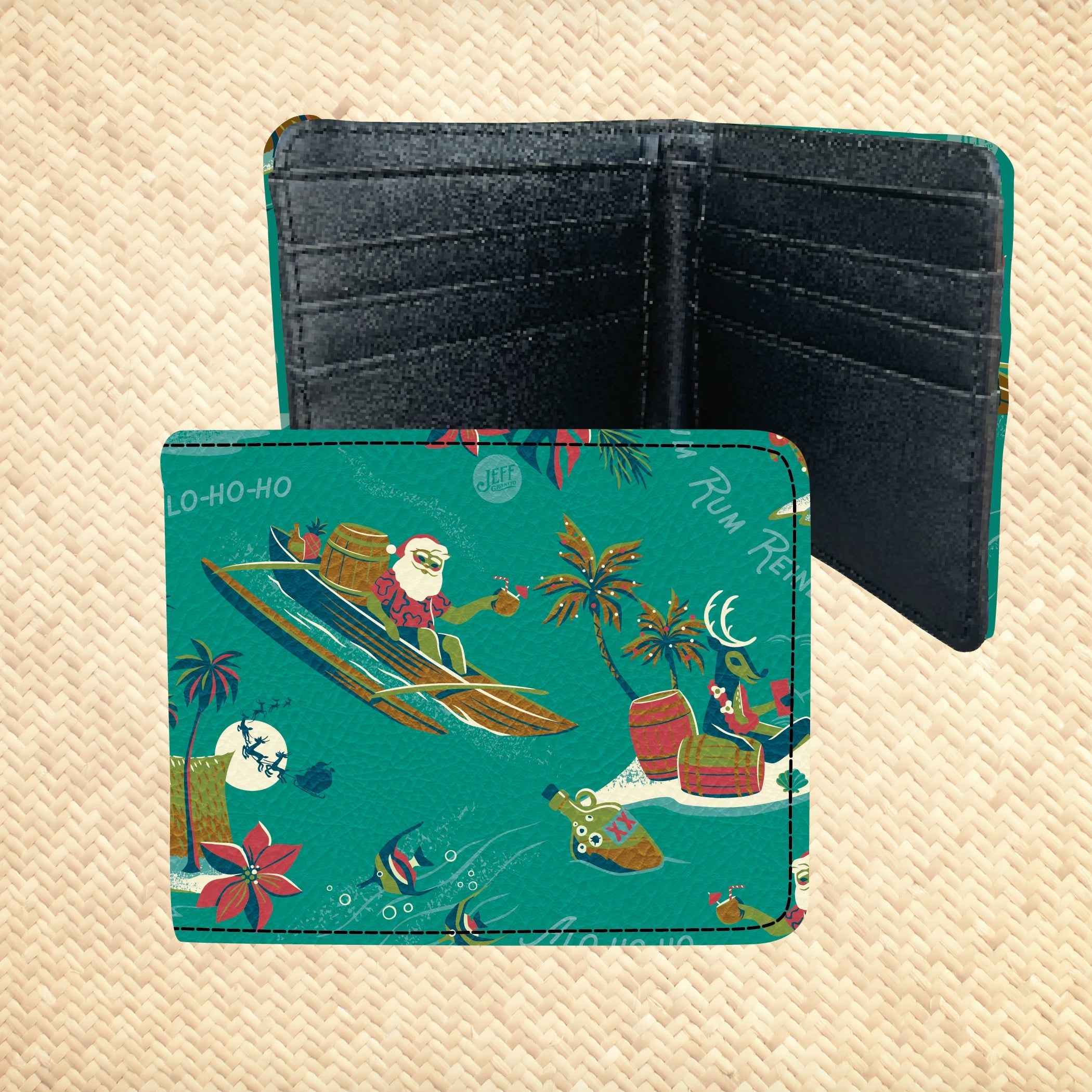 Jeff Granito's 'Rum Rum Reindeer' Billfold Wallet - Pre-Order