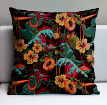 Load image into Gallery viewer, Jeff Granito's 'Rumzilla' Pillow Cover - Ready to Ship! (FREE SHIPPING in U.S.)
