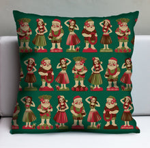 Load image into Gallery viewer, Jeff Granito's 'Swinging Santa' Pillow Cover
