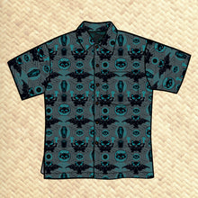 Load image into Gallery viewer, Jeff Granito&#39;s &#39;Scaredy Cat&#39; Classic Aloha Button-Up Shirt - Unisex - Ready to Ship
