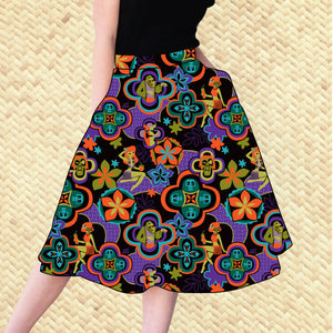 LAST CHANCE, 'Zombie Hunter' Aloha Skirt with Pockets