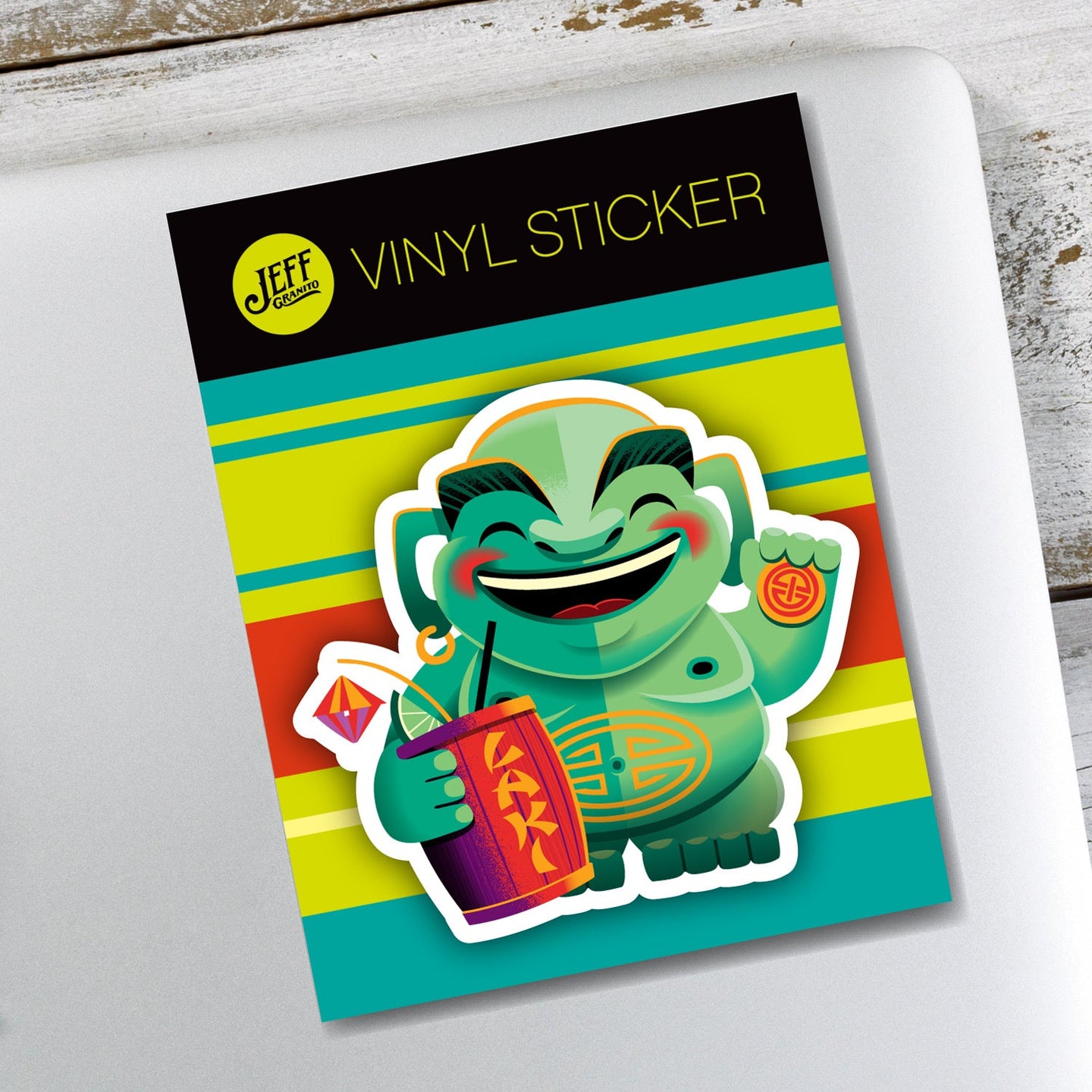 Jeff Granito's 'Laki Fortune' Vinyl Sticker - Ready to Ship!