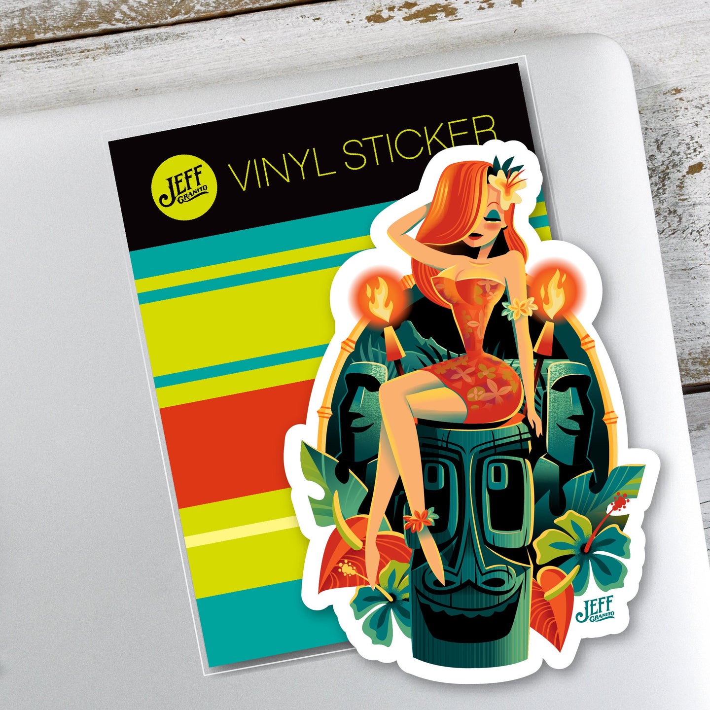 Jeff Granito's 'Easter Rabbit' Vinyl Sticker - Ready to Ship!