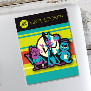 Jeff Granito's 'Sweet Screams' Vinyl Sticker - Ready to Ship!