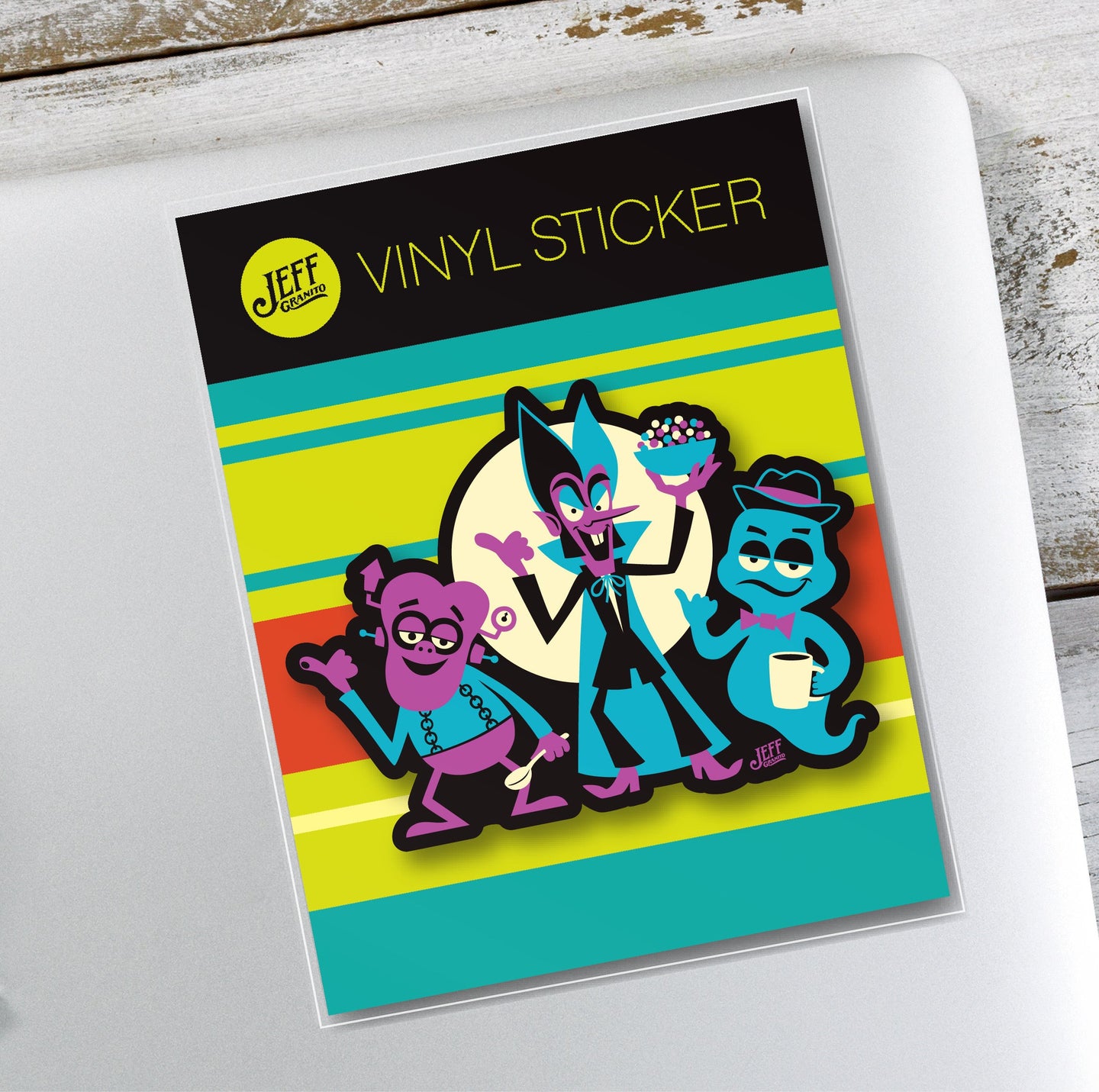 Jeff Granito's 'Sweet Screams' Vinyl Sticker - Ready to Ship!