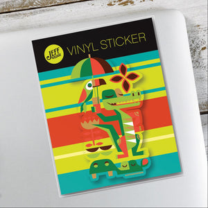 It's A Tiki World Vinyl Sticker