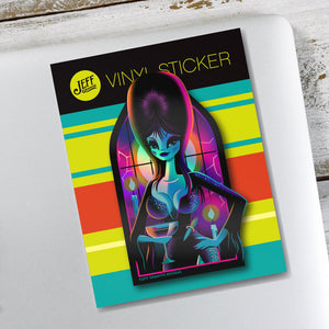 Jeff Granito's 'DDark Mistress Holographic' Vinyl Sticker - Ready to Ship!