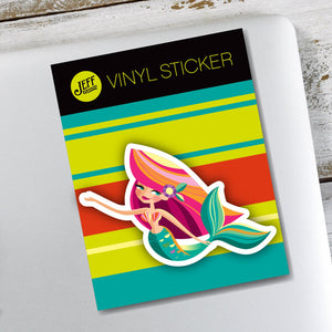 Jeff Granito's 'Littlest Mermaid' Vinyl Sticker - Ready to Ship!