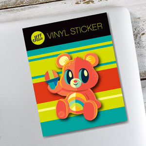 Jeff Granito's 'Shaved Ice Bear' Vinyl Sticker - Ready to Ship!