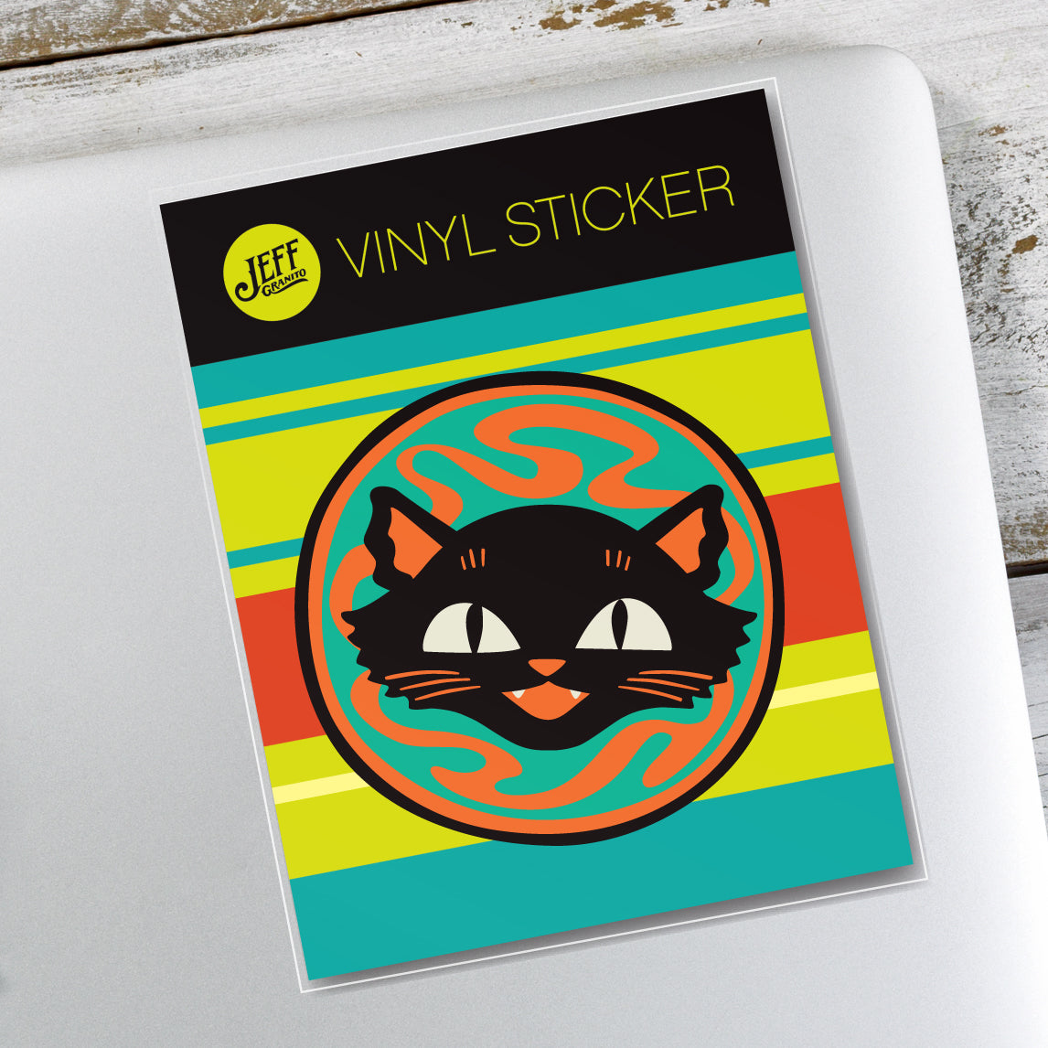 Jeff Granito's 'Ball of Yarns' Vinyl Sticker - Ready to Ship!