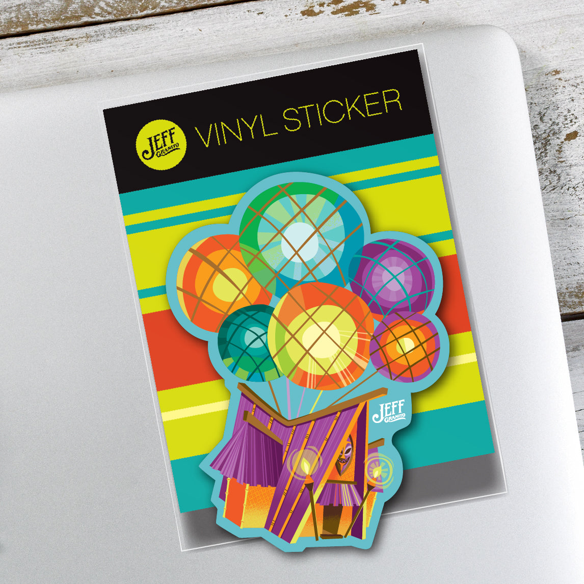 Jeff Granito's 'Adventure Begins Here' Vinyl Sticker - Ready to Ship!