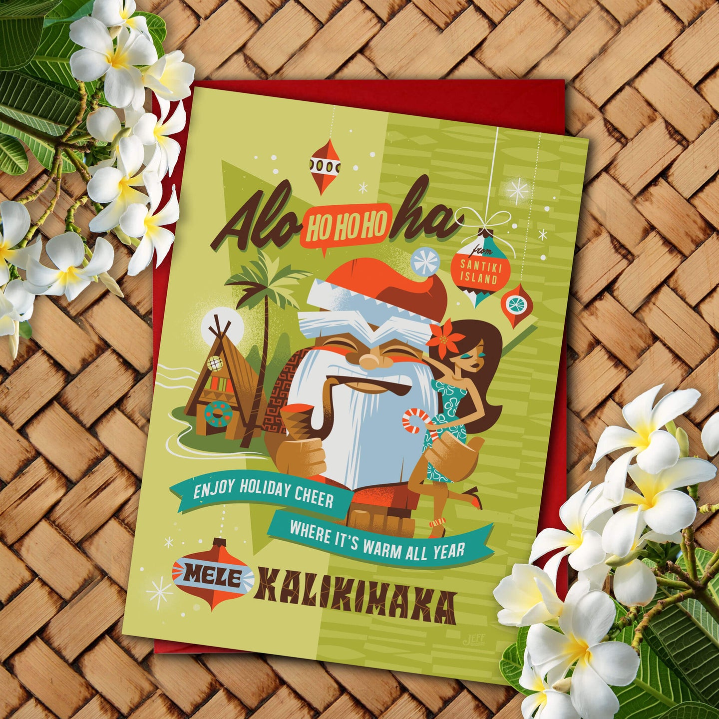 Jeff Granito's 'Santiki Island' Greeting Card (1) - Ready to Ship!