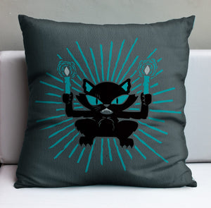 Scaredy Cat Pillow Cover