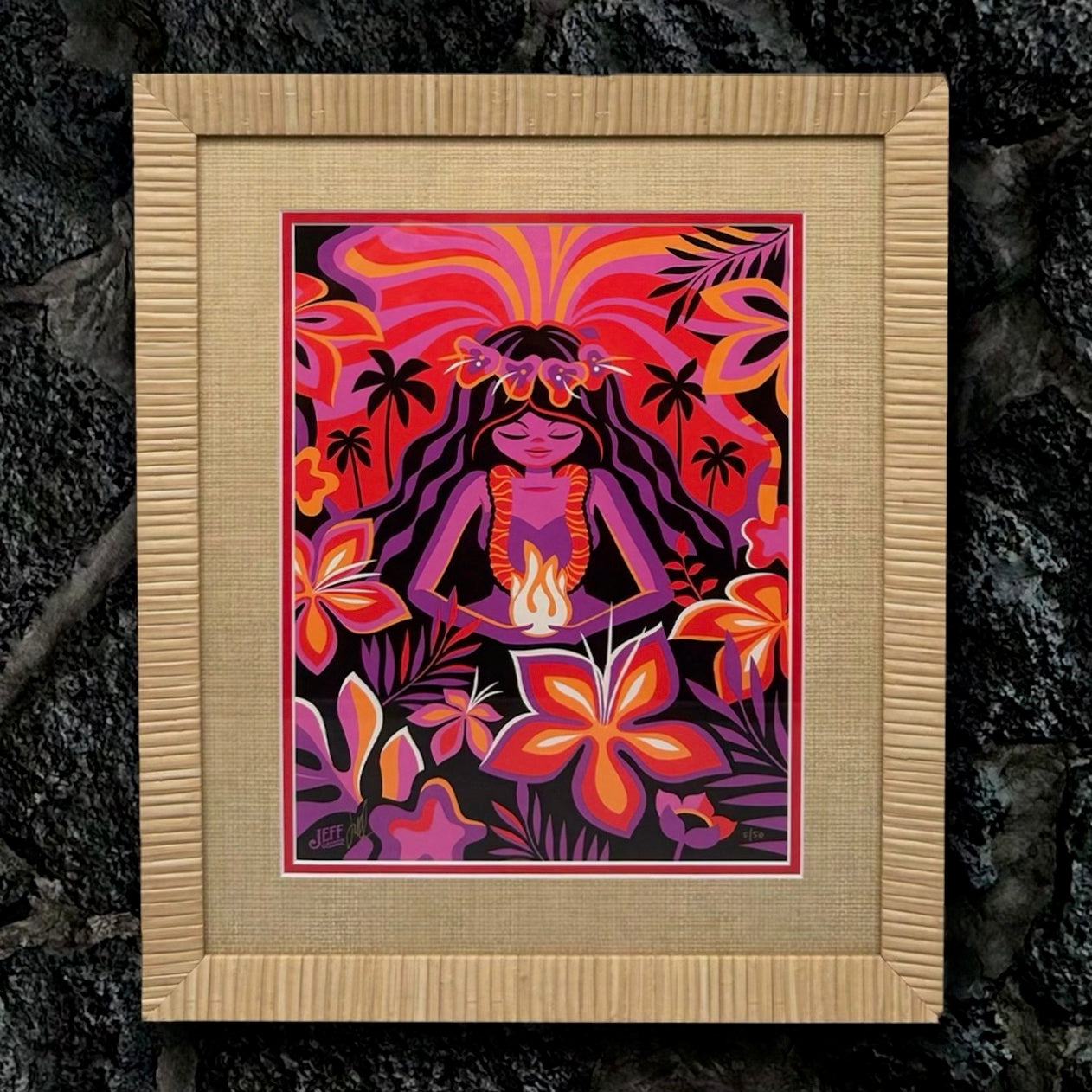 Mauna Pele Framed Fine Art Print - U.S. Shipping Included