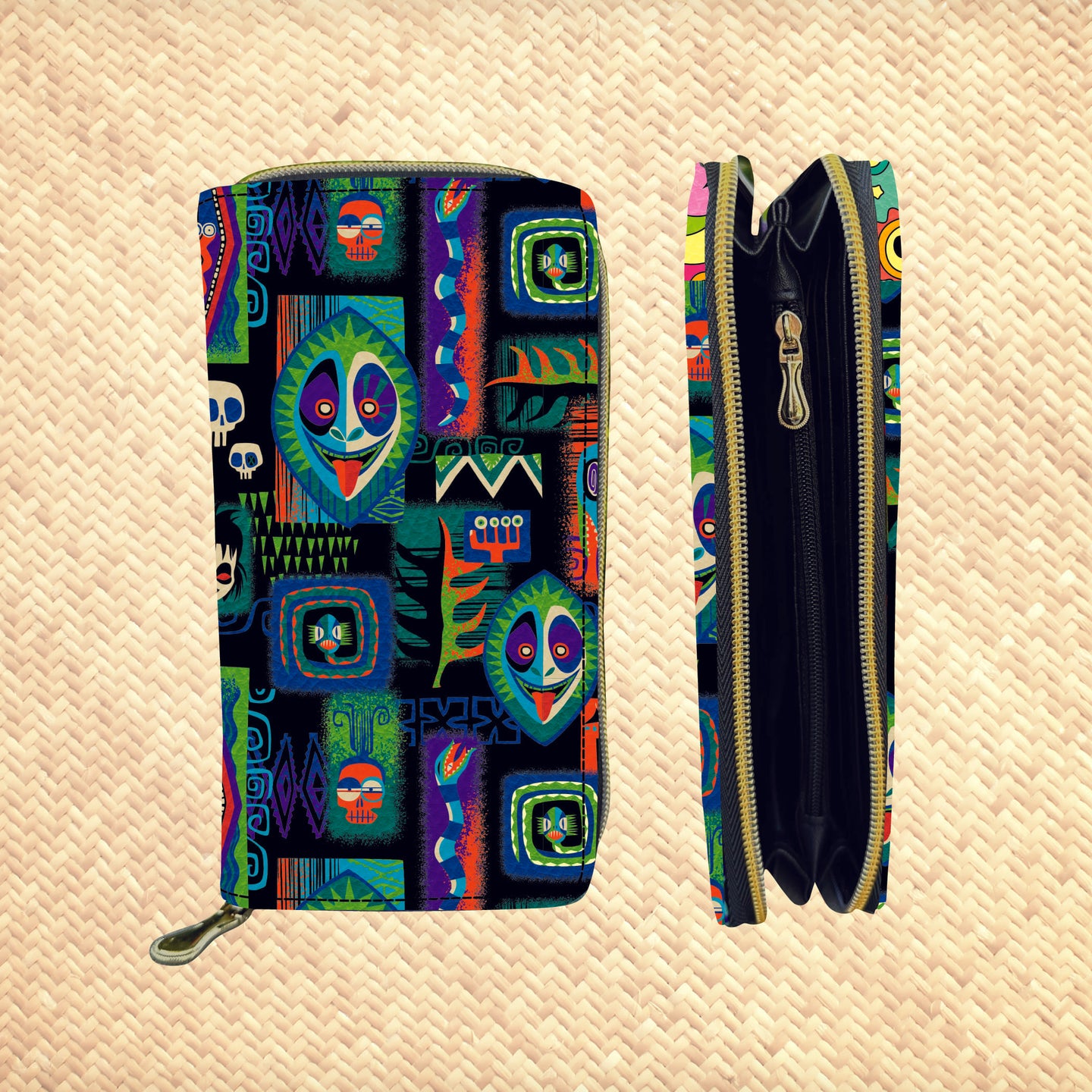 'Strange and Unusual' Zippered Wallet - Rolling Pre-Order / Ready to Ship!