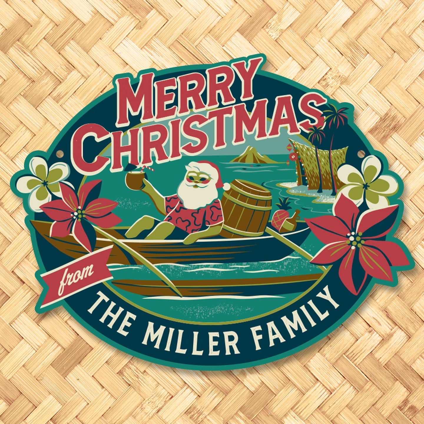 Jeff Granito's 'Rum Rum Reindeer' Personalized Metal Sign - Limited Time Pre-Order