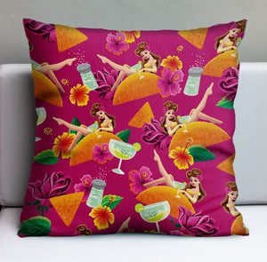 Jeff Granito's 'Taco Beauty' Pillow Cover - Ready to Ship! (FREE SHIPPING in U.S.)