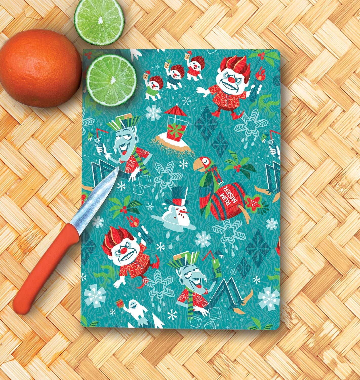 Jeff Granito's 'The Misers' Glass Cutting Board - Rolling Pre-Order / Ready to Ship!
