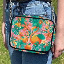 Load image into Gallery viewer, Jeff Granito X Tiki-a-Go-Go 'Orange’ingo Aloha' Crossbody Bag - Pre-Order
