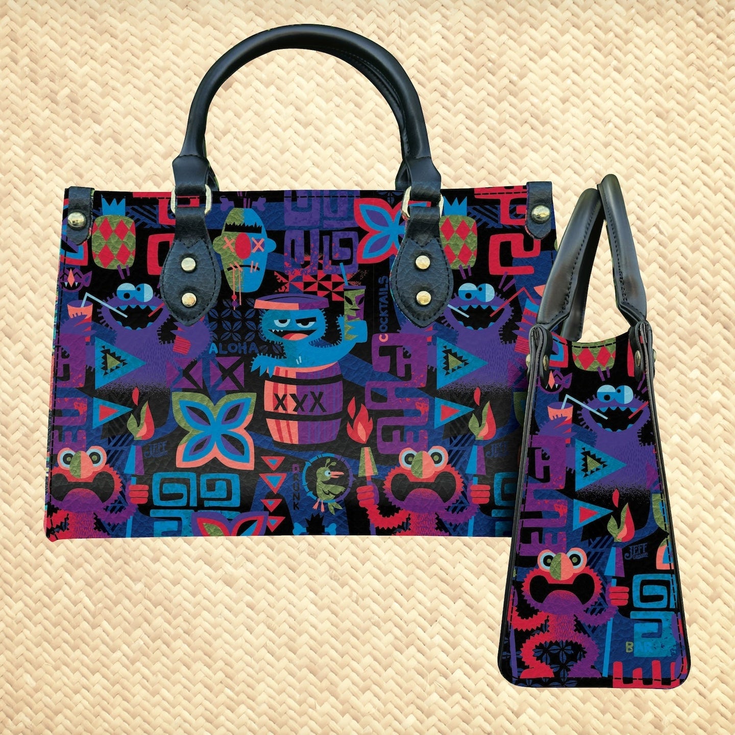 Jeff Granito's 'Tiki Monsters' Handbag - Rolling Pre-Order / Ready to Ship!