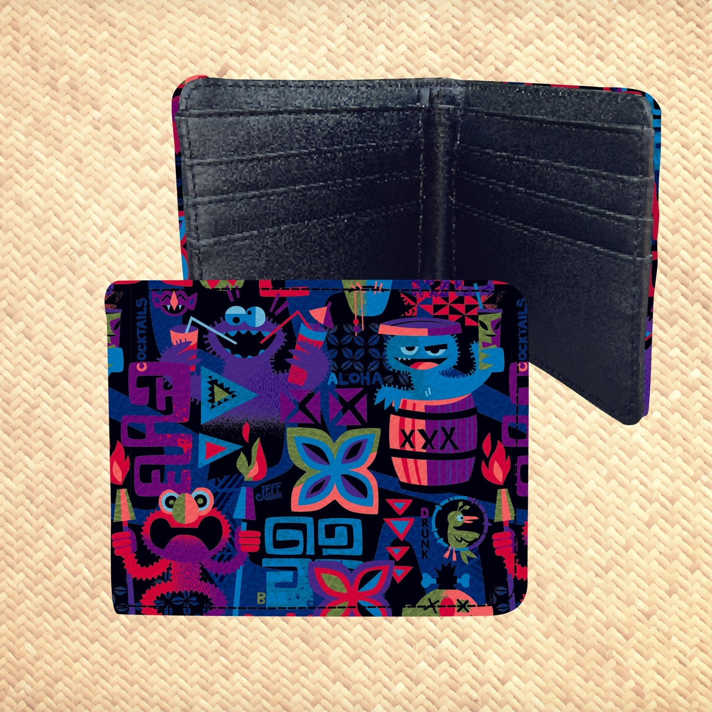 Jeff Granito's 'Tiki Monsters' Billfold Wallet - Rolling Pre-Order / Ready to Ship!